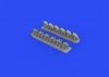 Eduard 632161 P-40E exhaust stacks TRUMPETER 1/32