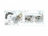 Quinta Studio QD48467 Macchi MC.200 Saetta (Late) 3D-Printed coloured Interior on decal paper (Italeri/Tamiya) 1/48