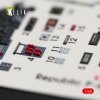 KELIK K48014 P-47M THUNDERBOLT INTERIOR 3D DECALS FOR TAMIYA KIT 1/48