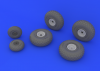 Eduard 648132 B-29 wheels 1/48 (REVELL)