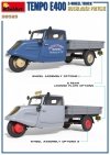 MiniArt 38025 TEMPO E400 HOCHLADER PRITSCHE 3-WHEEL TRUCK 1/35