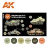 AK Interactive AK11646 3G BRITISH DESERT COLORS NORTH AFRICA AND MEDITERRANEAN 1940-1943  6x17ml