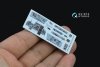 Quinta Studio QD+72116 Su-24M 3D-Printed coloured Interior on decal paper (Zvezda) (with 3D-printed resin part) 1/72