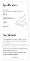 DSPIAE UMS-01WT General Purpose Model Display Stand (White)