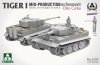 Takom 2200 Tiger I Mid Production w/zimmerit Sd.Kfz. 181 Pz.Kpfw. VI Ausf. E Otto Carius 1/35