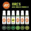 AK Interactive AK11600 3G ORCS AND GREEN MODELS