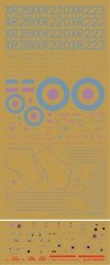 HobbyDecal ST48029V1 BAC TSR.2 Stencils ver 1 1/48