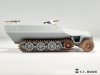 E.T. Model P35-406 WWII German Sd.kfz.251/Sd.kfz.11 Track links & Sprockets Late 3d Printed 1/35