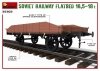 MiniArt 35303 Soviet Railway Flatbed 16,5-18t (1/35)