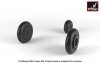 Armory Models AW32013 Mikoyan MiG-9 Fargo / MiG-15 Fagot (early) wheels w/ weighted tires 1/32