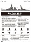 Trumpeter 06712 USS Texas BB-35 (1:700)