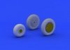 Eduard 648202 P-39 wheels early 1/48 EDUARD