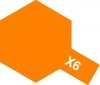 Tamiya X6 Orange (81506) Acrylic paint 10ml