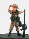 FineMolds FT5 Gulf War U.S. Infantry Woman & M16A2 1/12