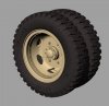 Panzer Art RE35-737 Opel Blitz Road Wheels Early (Gelande Pattern) 1/35