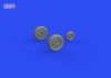 Eduard 648708 F-16 wheels late TAMIYA 1/48