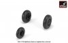 Armory Models AW48323 F-4 Phantom-II wheels w/ weighted tires, early 1/48