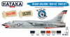 Hataka HTK-BS18 US Navy and USMC high-viz Paint Set 6x17ml
