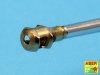 Aber 35L-186 U.S. 76 mm M1A2 barrel with muzzle brake for Sherman M4A3E8 tank 1/35