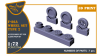 Clear Prop! CPA72164 F-86A wheel set type 2 for CP kits 1/72
