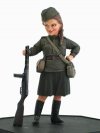 FineMolds FT4 W.W.II U.S.S.R. Infantry Woman & PPSh1941 1/12
