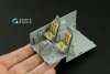 Quinta Studio QD32233 Boeing B-17E/F Pilot's cockpit. 3D-Printed coloured Interior on decal paper (HK models) 1/32