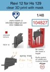 Omask 104827 Revi 12 for Hs 129 1/48