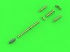 Master AM-32-092 AH-64 Apache - M230 Chain Gun barrel (30mm), Pitot Tubes and tail antenna (resin, PE and turned parts) 1:32