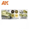 AK Interactive AK11640 GERMAN DUNKELGELB MODULATION SET 4x17 ml