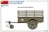 MiniArt 35443 G-518 US 1t CARGO TRAILER WITH CANVAS BEN HUR 1/35