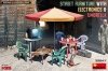 MiniArt 35647 STREET FURNITURE WITH ELECTRONICS & UMBRELLA 1/35