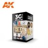 AK Interactive AK11644 WWI BRITISH COLORS MODULATION SET 4x17 ml