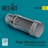 RESKIT RSU32-0156 Mirage 2000 exhaust nozzle for Kitty Hawk / Zimimodel kit (3D Printed) 1/32