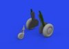 Eduard 644276 Bf 108 regular wheels LooKplus EDUARD 1/48