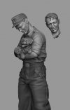 Panzer Art FI35-120 StuG driver with puppy 1/35
