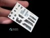 Quinta Studio QD48040 F/A-18С (late) 3D-Printed & coloured Interior on decal paper (for Kinetic) 1/48