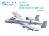 Quinta Studio QD48474 A-10C 3D-Printed coloured Interior on decal paper (GWH) 1/48
