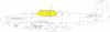 Eduard 644278 P-51B/ C framed canopy LooKplus EDUARD 1/48
