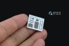 Quinta Studio QD+72152 AH-64D early 3D-Printed coloured Interior on decal paper (Academy)(with 3D-printed resin part) 1/72