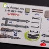 KELIK K48075 Messerschmitt Me-410 A1 interior 3D decals for Meng Model kit 1/48