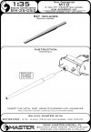 Master GM-35-052 Niszczyciel czołgów M10 - lufa działa 3-inch M7 (76.2 mm) (do modelu Academy) 1/35