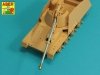 Aber 48L-44 German 88mm Pak 43/1 L/71 barrel for Sd.Kfz.164 Nashorn / Lufa Pak 43/1 L/71 88mm do Sd.Kfz.164 Nashorn 1/48