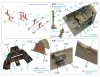 Quinta Studio QD32128 Ta 152H 3D-Printed & coloured Interior on decal paper (Zoukei-Mura) 1/32