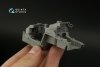 Quinta Studio QD35099 AH-64E 3D-Printed & coloured Interior on decal paper (Takom) 1/35