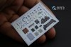 Quinta Studio QD32052 Bf 109E-3 3D-Printed & coloured Interior on decal paper (for Cyber-hobby/Dragon kit) 1/32