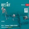 RESKIT RSF48-0060 MJ-4 Jammer (MHU-83 B/E) driver & airmen (scene 1) (3 pcs) (3D Printed) 1/48