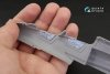 Quinta Studio QD48115 Mirage 2000B 3D-Printed & coloured Interior on decal paper (for Kinetic kit) 1/48