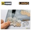 Liang 0006 Salt Weathering Effects Airbrush Stencils (Sparse)