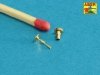 Aber 35L-171 Set of gun barrel tips for MG 08 x3 pcs. And barrel tips for MG 08/15 x 3 pcs. (1:35)