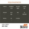 AK Interactive AK11024 Ash Grey 17ml
